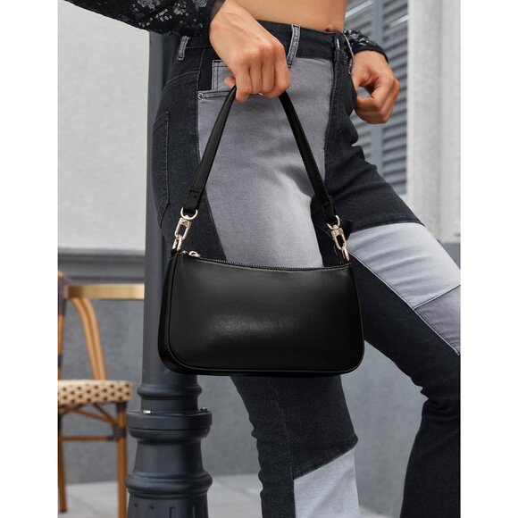 Trendy Hobo Style Vegan Leather Tote - Spacious and Stylish for Every Occasion - Picture 8 of 8